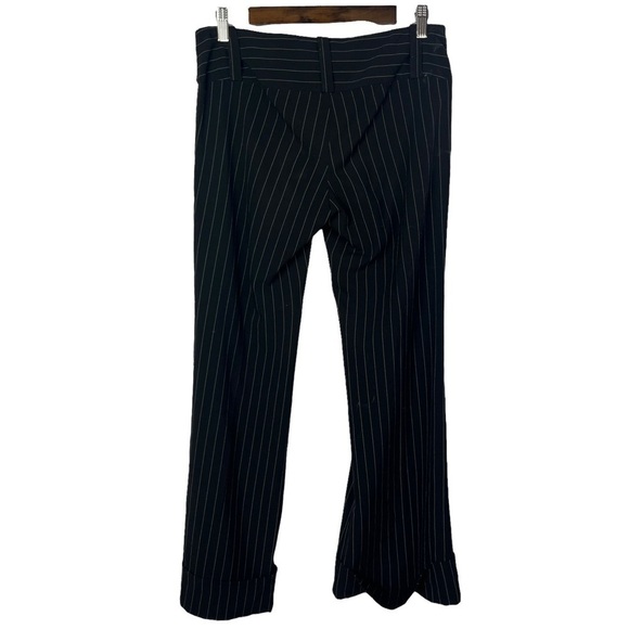 Necessary Objects Y2K Black Pin Stripe Dress Pants S - Picture 2 of 3